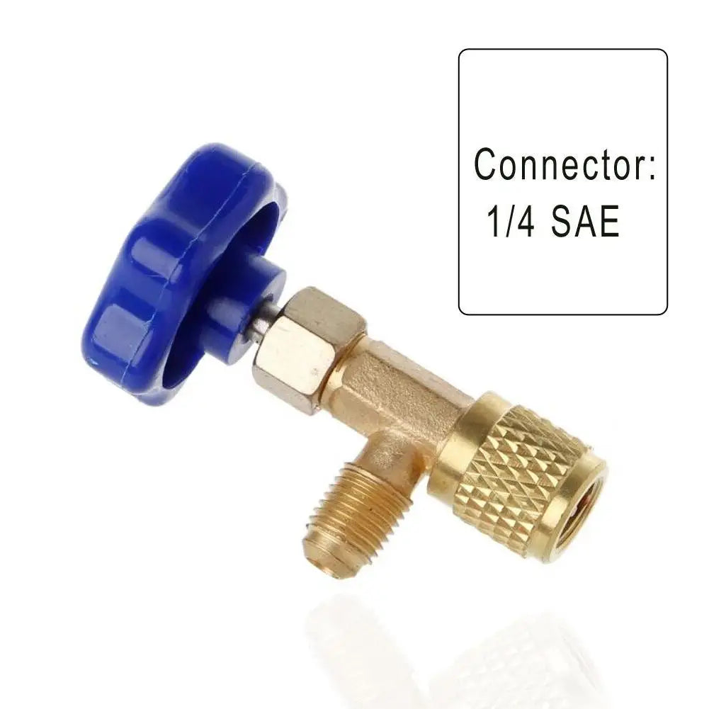 1/4 SAE Thread Adapter Auto AC Can Tap For R22 R134a R410A Low Pressure Dispensing Valve Bottle Opener For R22 R134a R410A Gas